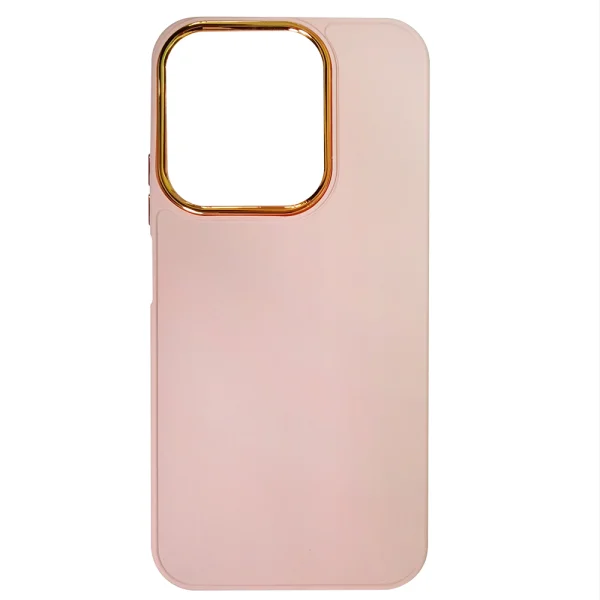Shockproof case FRAME for Xiaomi Redmi 15C, pink 2