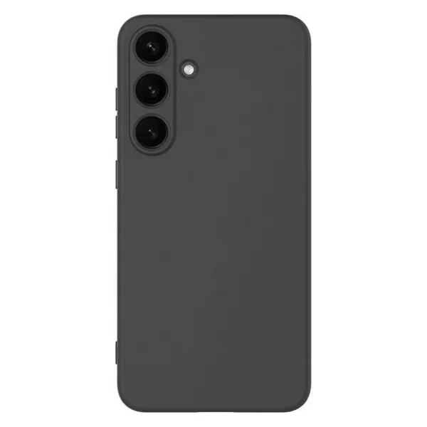 Silicone case Matte for Samsung Galaxy S25 FE, black 1