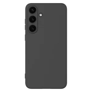 Силиконов калъф Matte за Samsung Galaxy S25 FE, черен