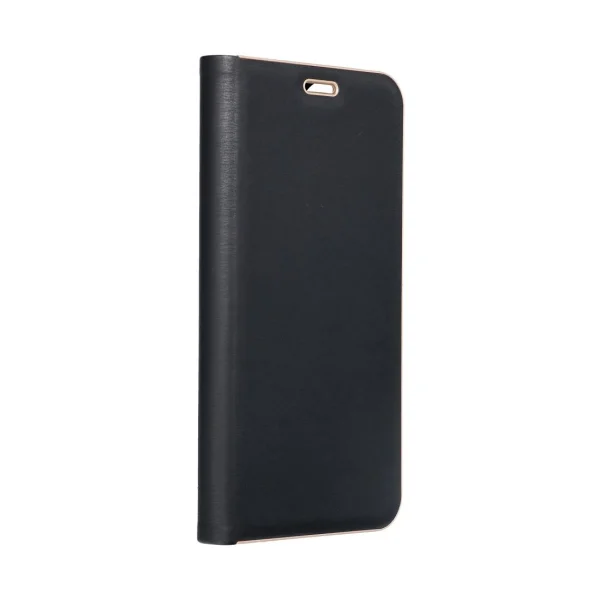 Калъф Тефтер LUNA Gold за Samsung Galaxy S25 FE, черен 2