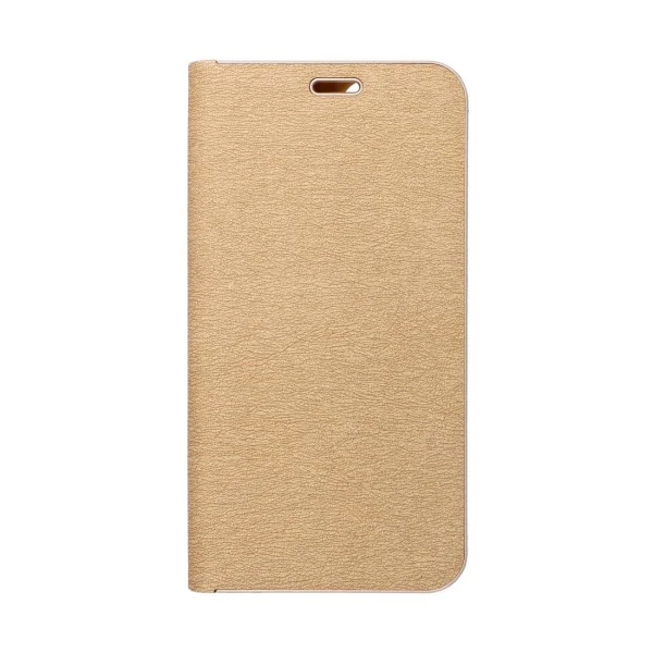 Калъф Тефтер LUNA Gold за Samsung Galaxy S25 FE, златист 1