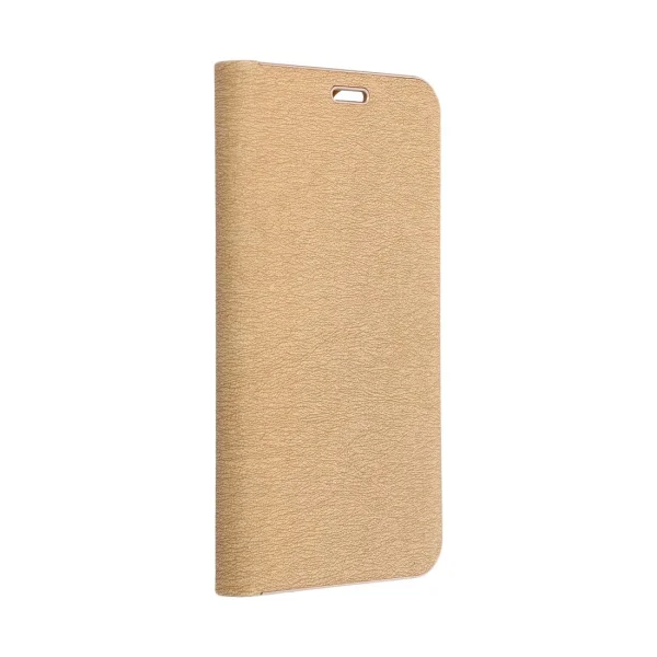 Калъф Тефтер LUNA Gold за Samsung Galaxy S25 FE, златист 3