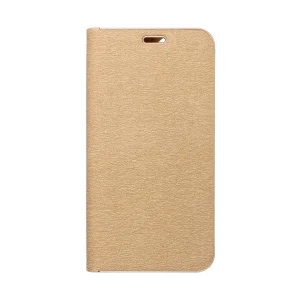 Калъф Тефтер LUNA Gold за Samsung Galaxy S25 FE, златист