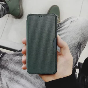 Калъф Тефтер Razor Book за Samsung Galaxy A05s, тъмно зелен 3