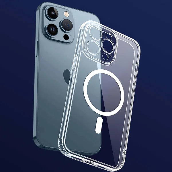 Anti Shock Mag Case for Iphone 15 Pro Max, transparent 3