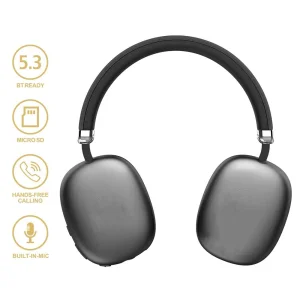 Безжични слушалки Jellico HD1, Bluetooth 5.3, черен 3