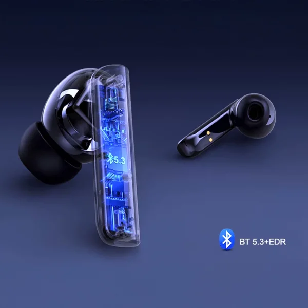 Wireless earphones Blavec TWS Bluetooth BW-03 Infinity Pro ANC+ENC, BW03IP-B, black 5
