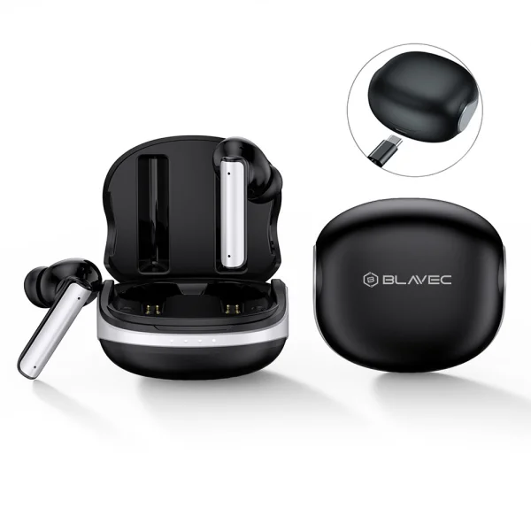 Wireless earphones Blavec TWS Bluetooth BW-03 Infinity Pro ANC+ENC, BW03IP-B, black 2