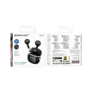 Wireless Earphones Borofone TWS FQ11 Sound, black 5