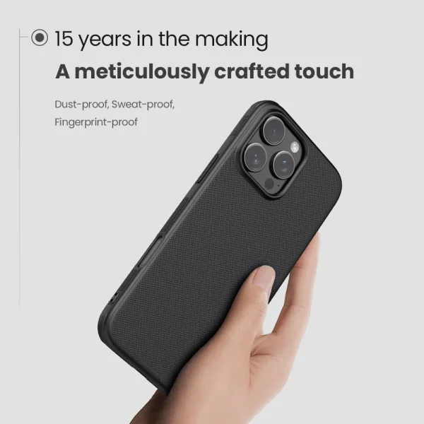 Калъф Nillkin Super Frosted PRO Magnetic за Iphone 16 Pro, черен 6