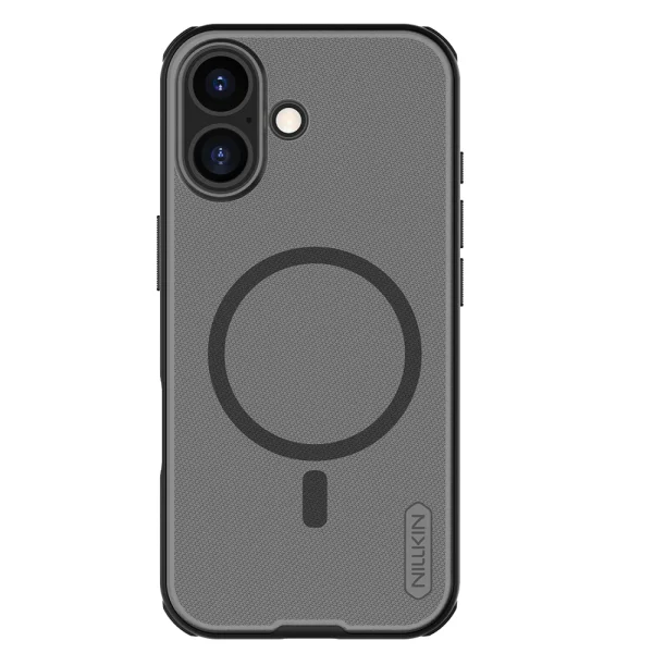 Nillkin Super Frosted PRO Magnetic Case for Iphone 17, transparent-black 1