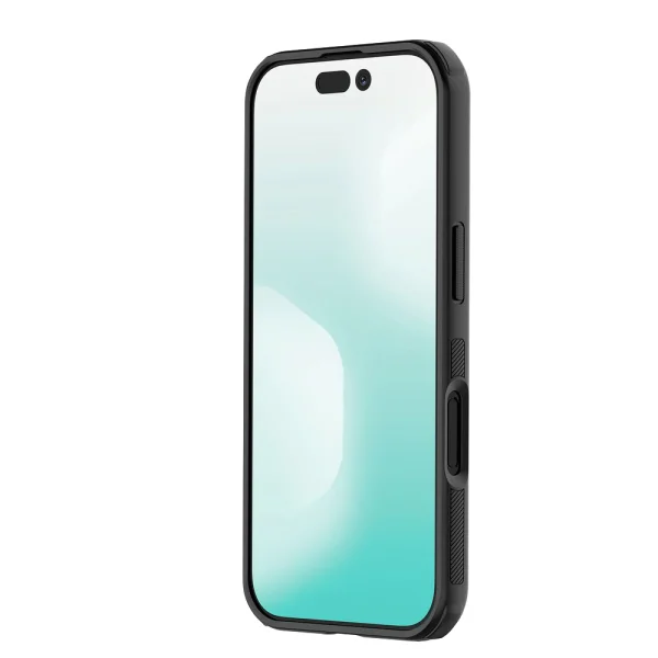 Nillkin Super Frosted PRO Magnetic Case for Iphone 17, transparent-black 3