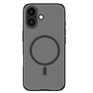 Калъф Nillkin Super Frosted PRO Magnetic за Iphone 17, прозрачен-черен