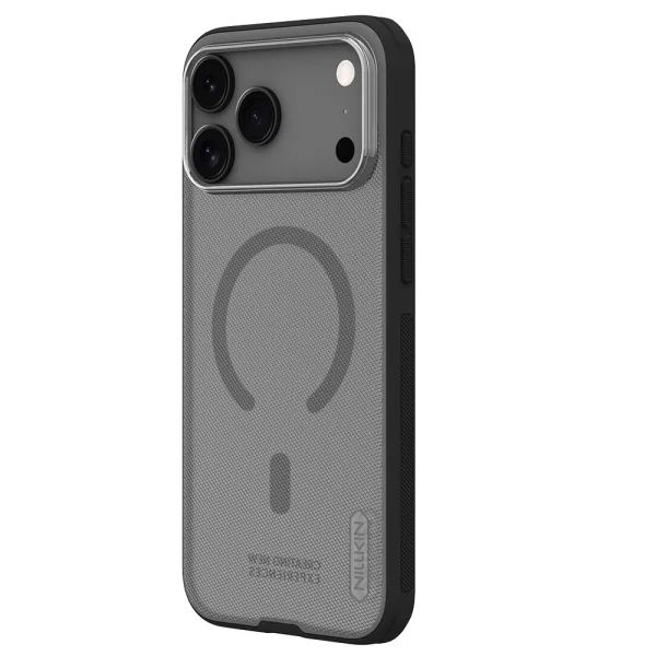 Nillkin Super Frosted PRO Magnetic Case for Iphone 18 Pro, black-transparent 2
