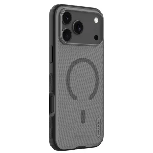 Nillkin Super Frosted PRO Magnetic Case for Iphone 18 Pro, black-transparent 3