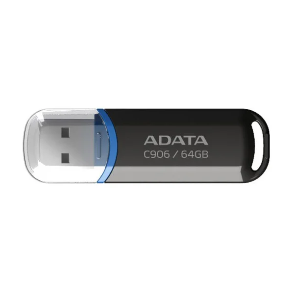 Флаш памет Adata 64GB, USB, C906, черен 1