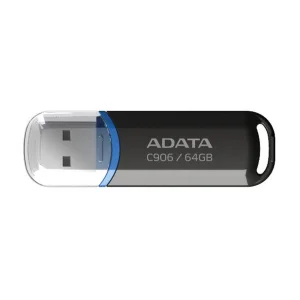 Флаш памет Adata 64GB, USB, C906, черен