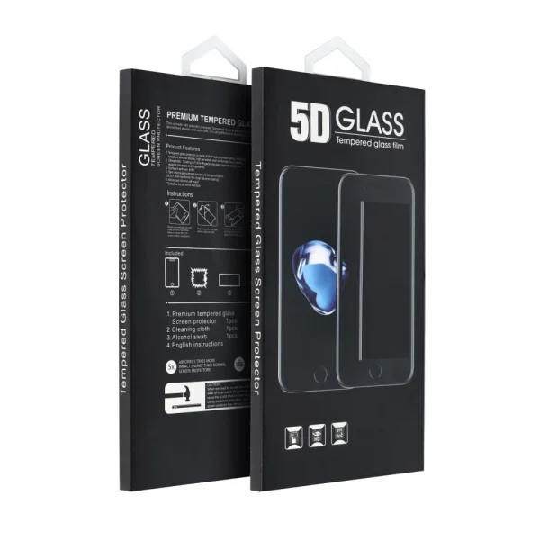 Стъклен Протектор 5D Full Glue за iPhone 18 Pro Max, черен 2