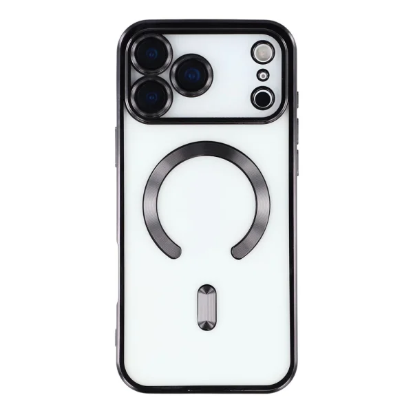 Силиконов калъф Electro Mag Cover за Iphone 18 Pro Max, черен 1