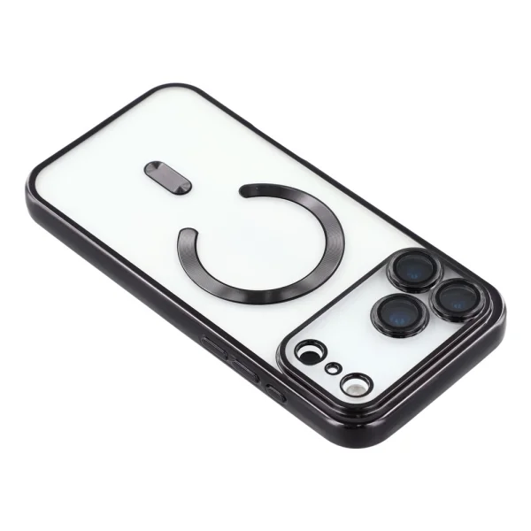 Силиконов калъф Electro Mag Cover за Iphone 18 Pro Max, черен 4