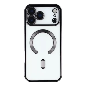 Силиконов калъф Electro Mag Cover за Iphone 18 Pro Max, черен