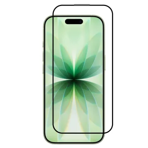 Стъклен протектор Veason 6D Pro Full Glue за iPhone 17, черен