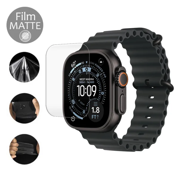 MATTE Hydrogel Watch Protector for Apple Watch Ultra 3 49 mm 1