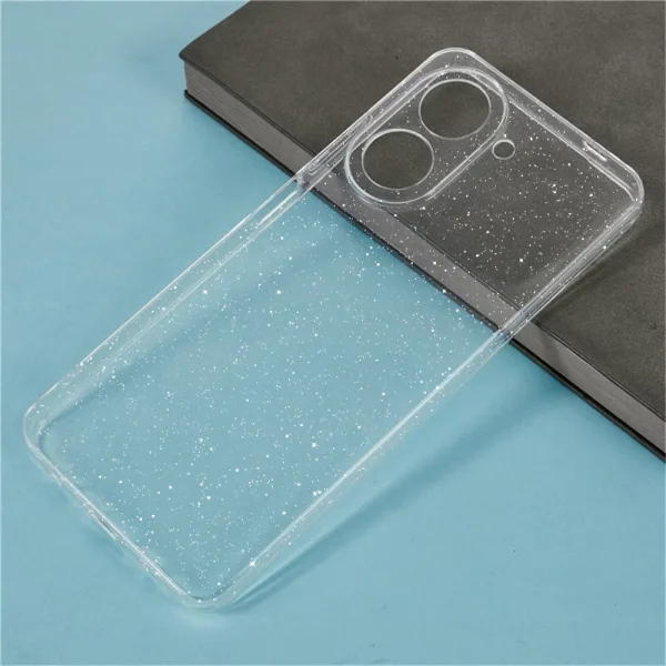 Силиконов калъф Techsuit SparkleSkin за Xiaomi Redmi A5 4G, прозрачен 3