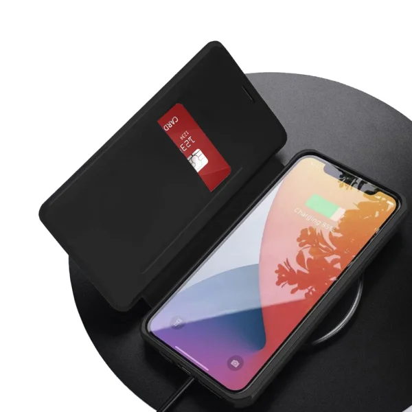 Techsuit Magskin Book Wallet Case for Xiaomi Redmi A5 4G, Black 6