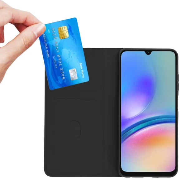 Techsuit Magskin Book Wallet Case for Xiaomi Redmi A5 4G, Black 5