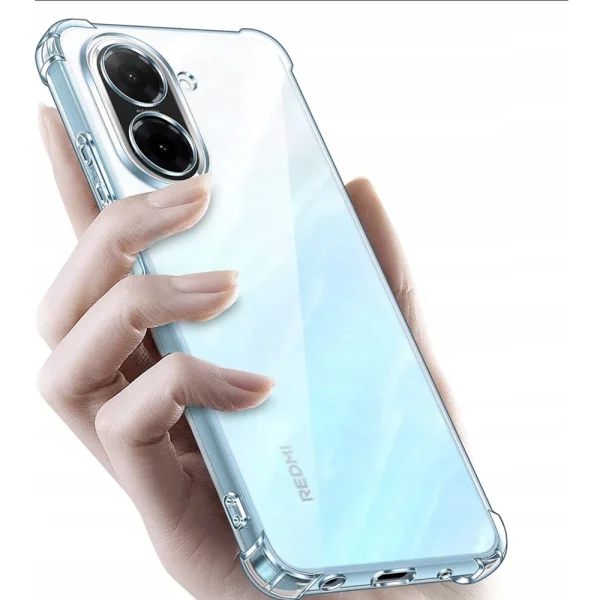 Силиконов калъф Techsuit Shockproof MagSF за Xiaomi Redmi A5 4G, прозрачен 4
