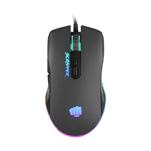 Мишка Fury Gaming Scrapper 6400DPI Optical With Software RGB Backlight, черен 1