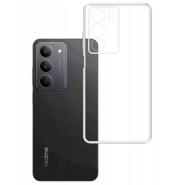 Silicone Case for Realme 14X / V6 Pro, 2mm, transparent 1