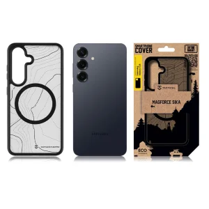 Shockproof case Tactical MagForce Hyperstealth Sika for Samsung Galaxy S25, black 3
