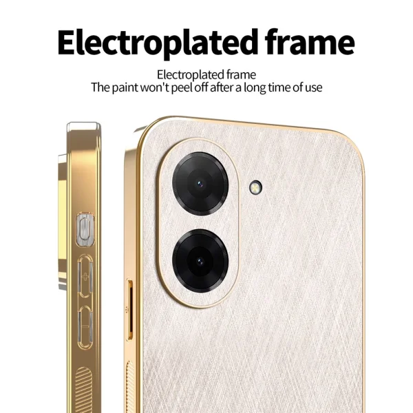 Shockproof Case KADEM Silk for Xiaomi Redmi A5 4G, Gold 3