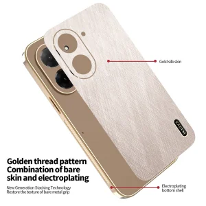 Shockproof Case KADEM Silk for Xiaomi Redmi A5 4G, Gold 4
