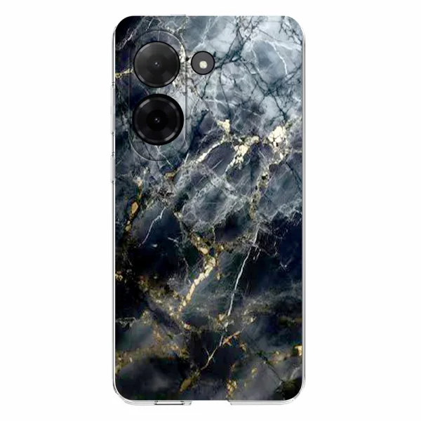 Silicone Case Marble Pattern for Xiaomi Redmi A5 4G, black marble 2