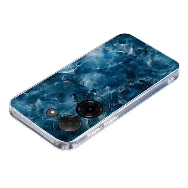 Marble Pattern silicone case for Xiaomi Redmi A5 4G, blue marble 4