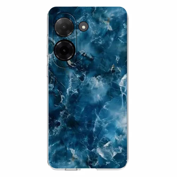 Marble Pattern silicone case for Xiaomi Redmi A5 4G, blue marble 2