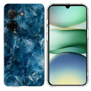Силиконов калъф Marble Pattern за Xiaomi Redmi A5 4G, син мрамор
