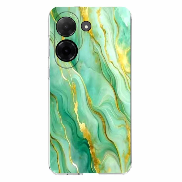 Silicone case Marble Pattern for Xiaomi Redmi A5 4G, green marble 2