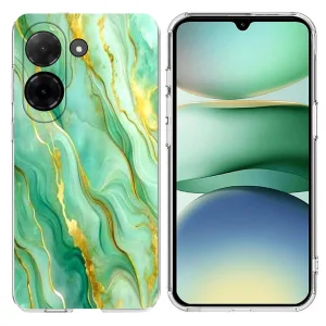 Силиконов калъф Marble Pattern за Xiaomi Redmi A5 4G, зелен мрамор