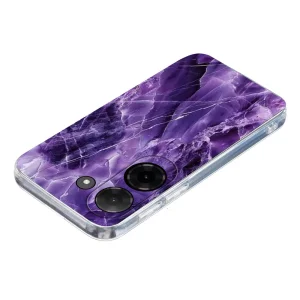 Silicone Case Marble Pattern for Xiaomi Redmi A5 4G, Purple Marble 4