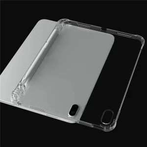 Силиконов калъф Reinforced Corner with Pencil Holder за iPad (2025) / iPad 10.9 (2022), прозрачен 4