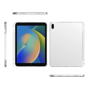 Силиконов калъф Reinforced Corner with Pencil Holder за iPad (2025) / iPad 10.9 (2022), прозрачен 5