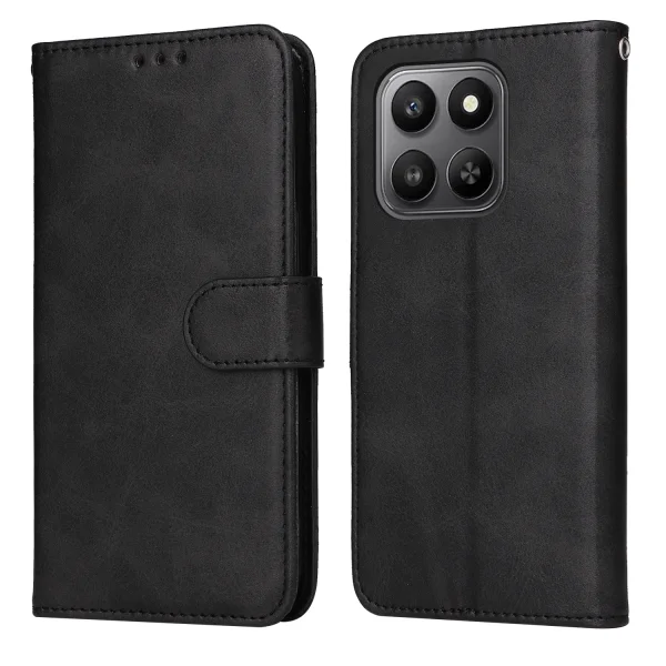 Wallet Flip Case for Honor 400 Smart 5G / X7d 4G, black 1