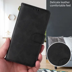 Wallet Flip Case for Honor 400 Smart 5G / X7d 4G, black 5