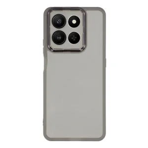 Silicone case Frame Electroplated for Honor 400 Smart 5G / X7d 5G, black-transparent