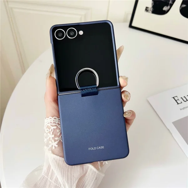 Пластмасов калъф Ring Holder Anti Drop за Samsung Galaxy Z Flip7 5G, син 2