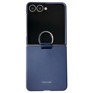 Пластмасов калъф Ring Holder Anti Drop за Samsung Galaxy Z Flip7 5G, син